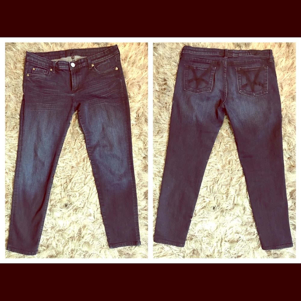 ♻️KUT From the Kloth ankle Cut Denim Jeans size 12